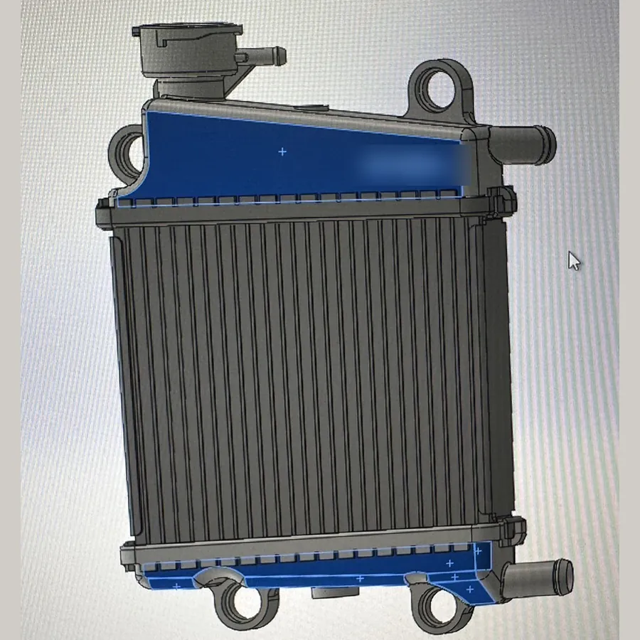 汽車水箱零件設計圖